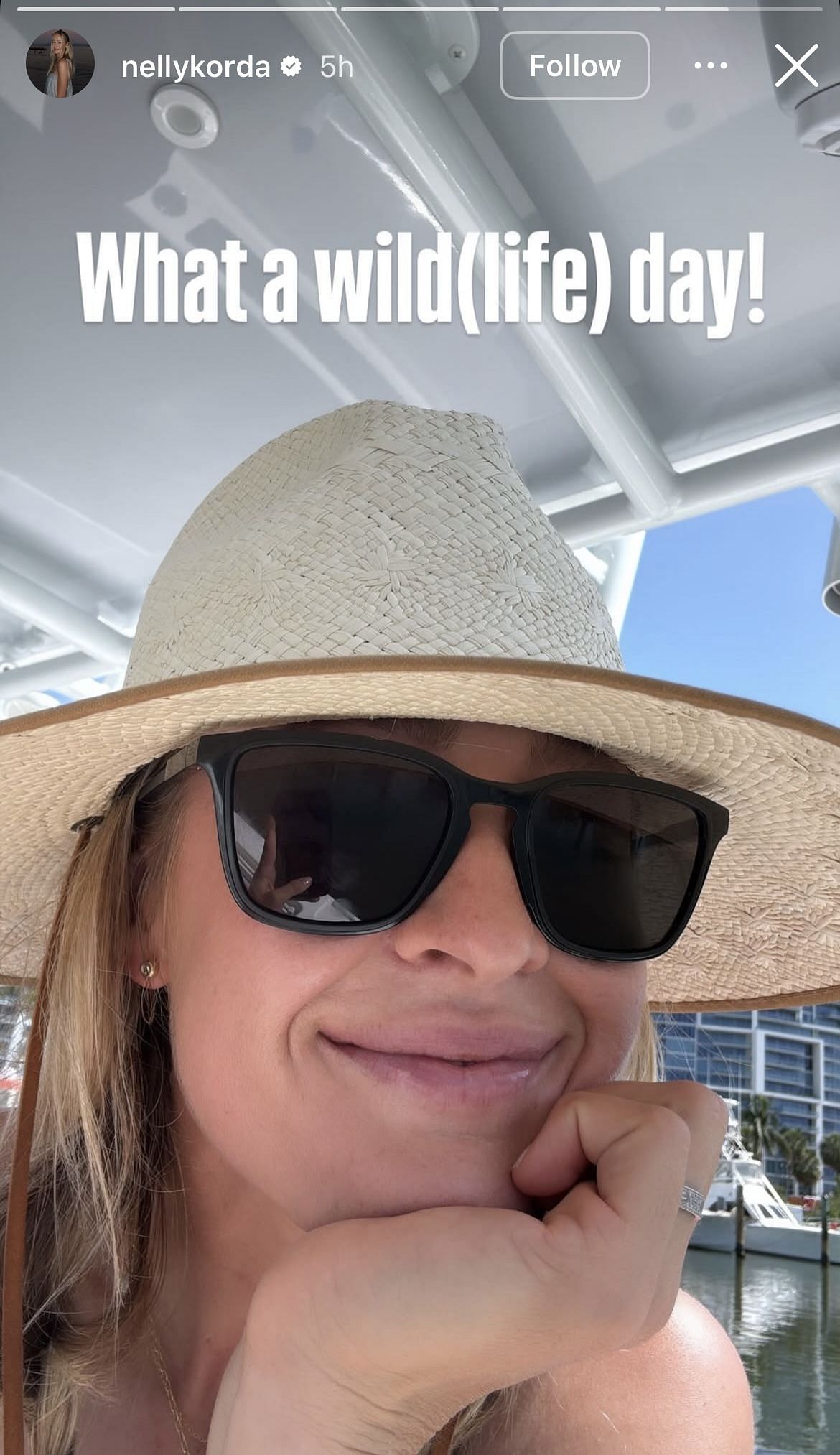 Still Taken from Nelly Korda’s Instagram Story_Source: Instagram/@nellykorda